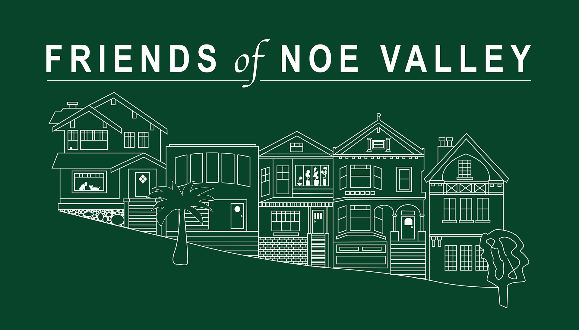 Friends of Noe Valley green color banner