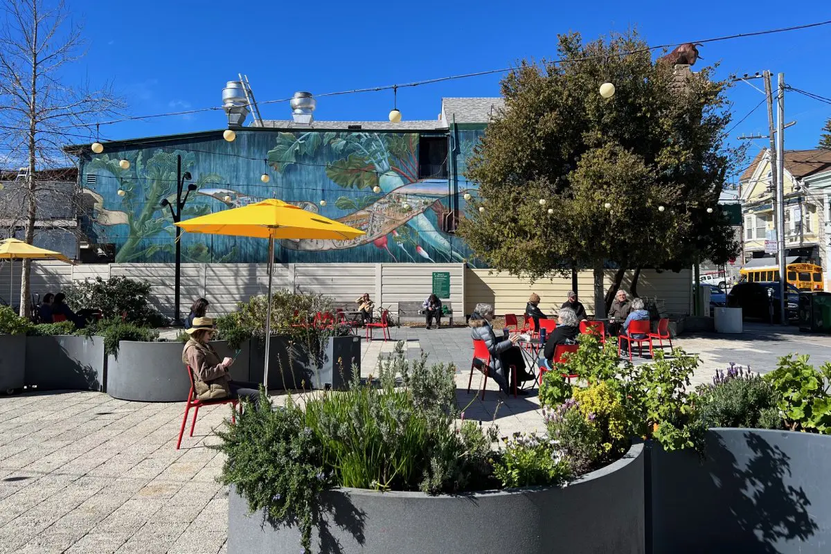 people sitting outdoor for breakfast